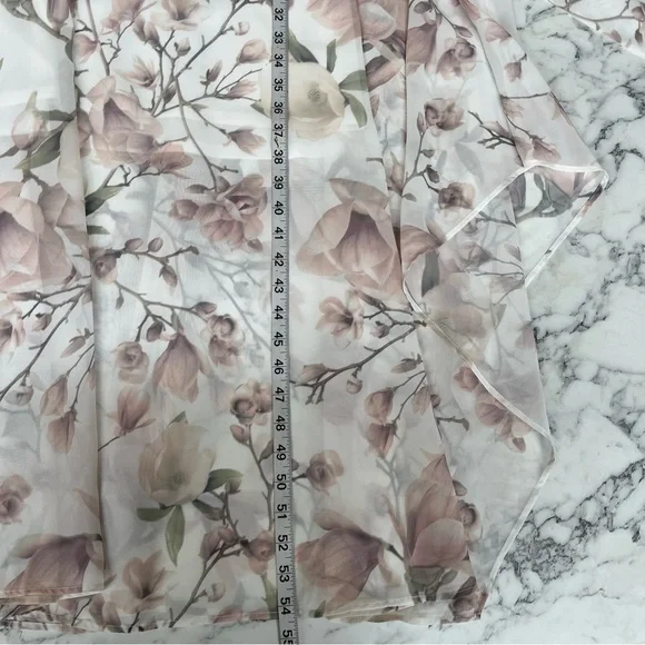 Show Me Your Mumu Adore Maxi Dress Forever Vine Floral Flutter Sleeves Large - Picture 10 of 11